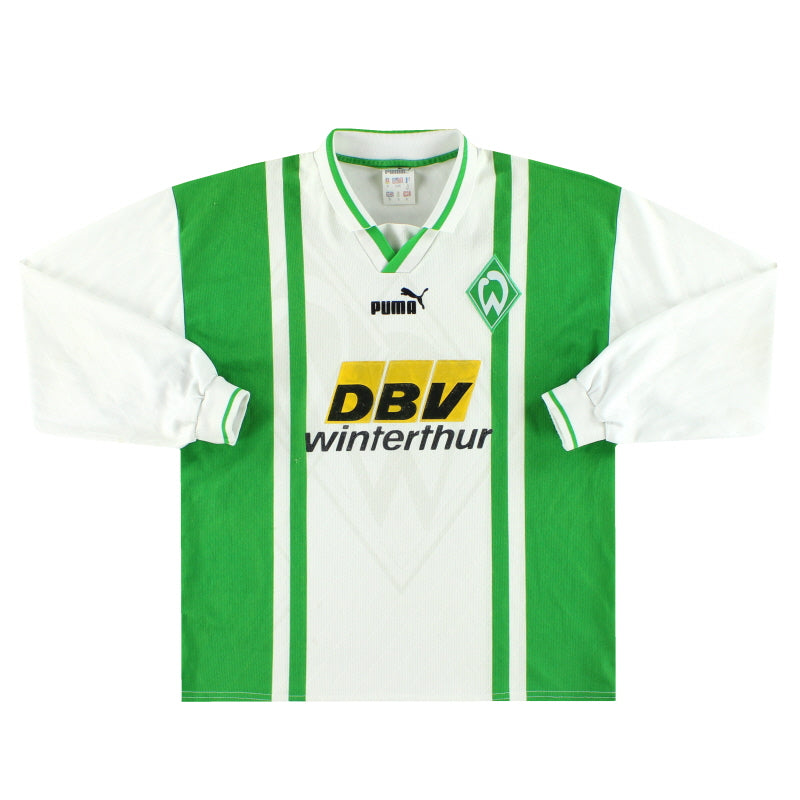 1996-97 Werder Bremen Puma Home Shirt L/S S