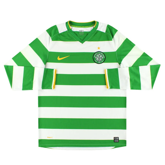 2008-10 Celtic Nike Home Shirt L/S