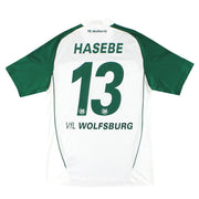 2010-11 Wolfsburg adidas Home Shirt Hasebe #13 *Mint* M