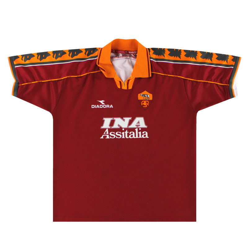 1998-99 Roma Diadora Basic Home Shirt Y