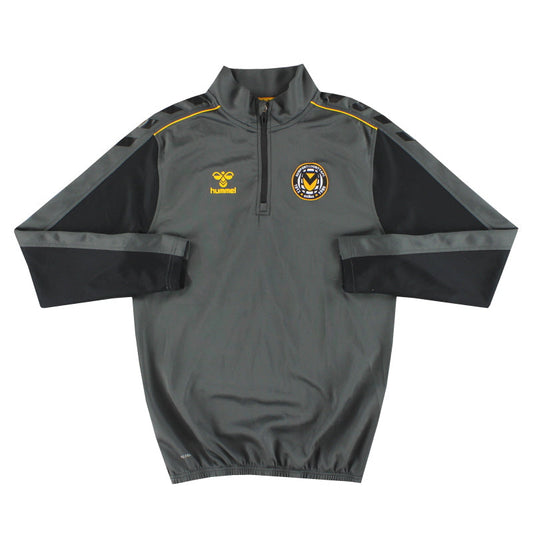 2020's Newport County Hummel 1/4 Zip Training Top