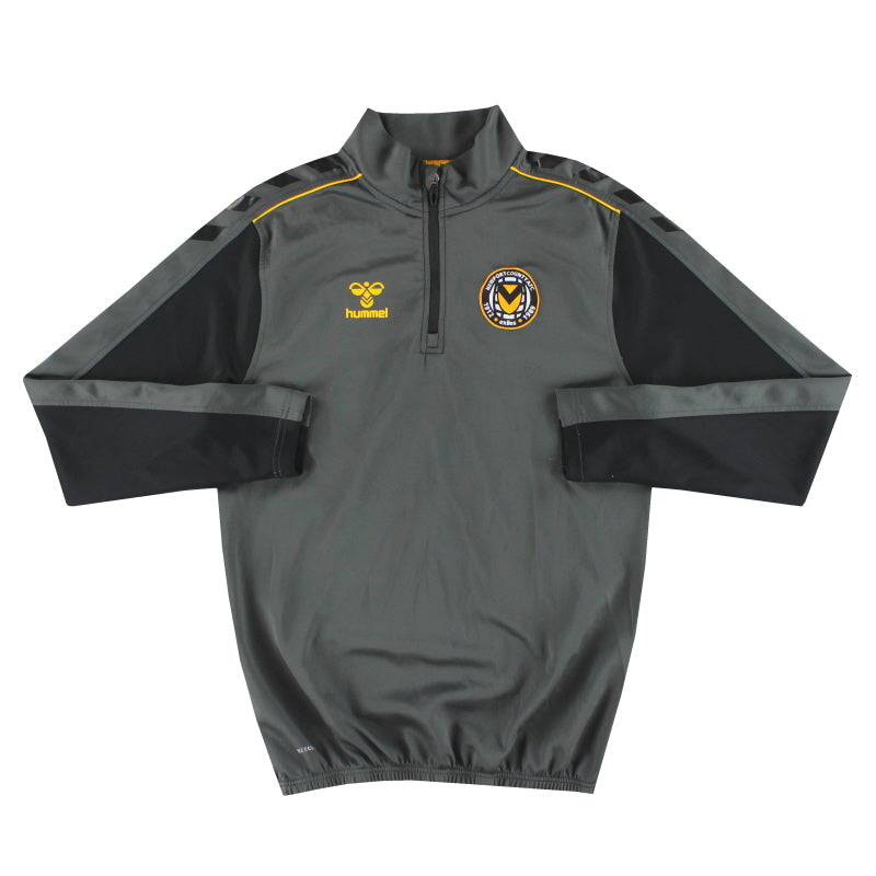 2020's Newport County Hummel 1/4 Zip Training Top