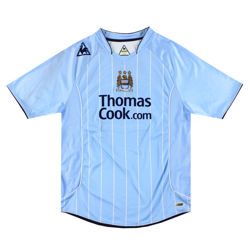2007-08 Manchester City Le Coq Sportif Home Shirt L
