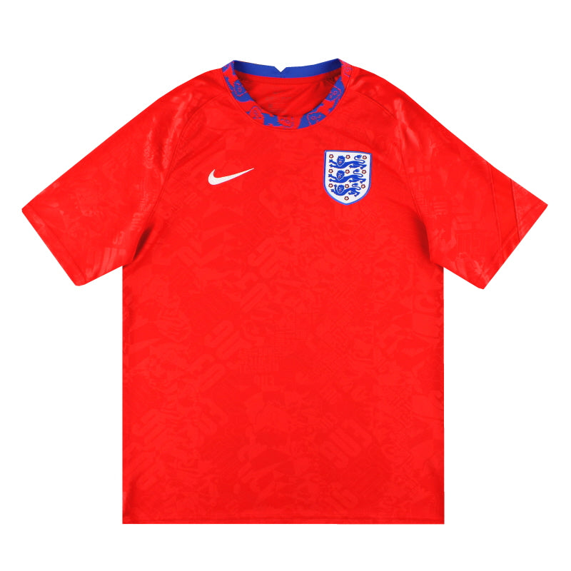 2020-21 England Nike Pre Match Shirt L