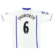 2002-03 Everton Puma Away Shirt Unsworth #6 S