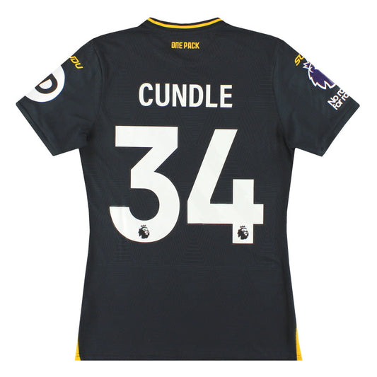 2024-25 Wolves Sudu Player Issue Away Shirt Cundle #34 M