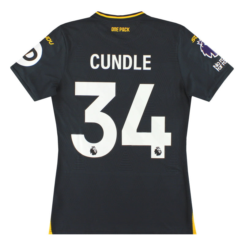2024-25 Wolves Sudu Player Issue Away Shirt Cundle #34 M