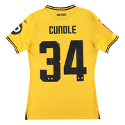 2024-25 Wolves Sudu Player Issue Home Shirt Cundle #34 M