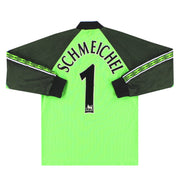 1998-99 Manchester United Umbro Goalkeeper Shirt Schmeichel #1 Y