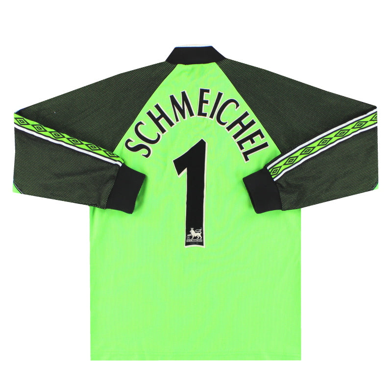 1998-99 Manchester United Umbro Goalkeeper Shirt Schmeichel #1 Y