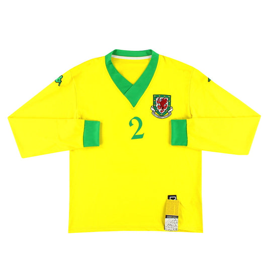 2006-07 Wales Kappa '130th Year' Player Issue Away Shirt #2 *w/tags* XL