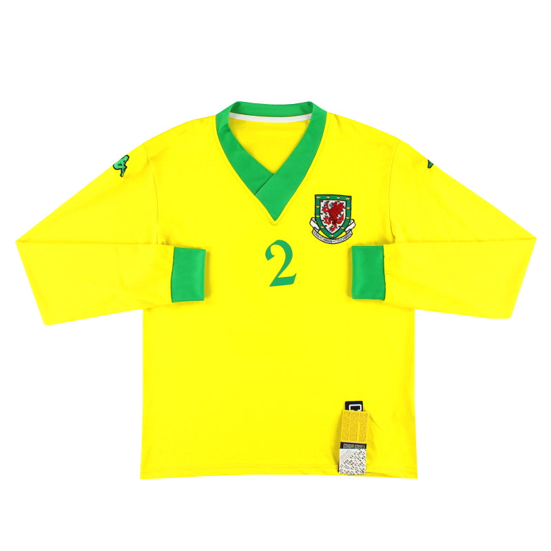 2006-07 Wales Kappa '130th Year' Player Issue Away Shirt #2 *w/tags* XL