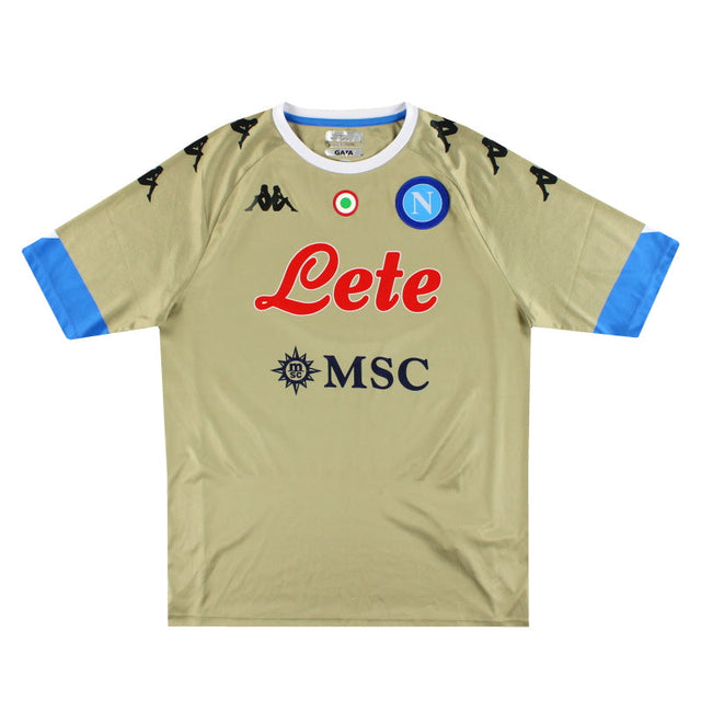 2020-21 Napoli Kappa Goalkeeper Shirt M