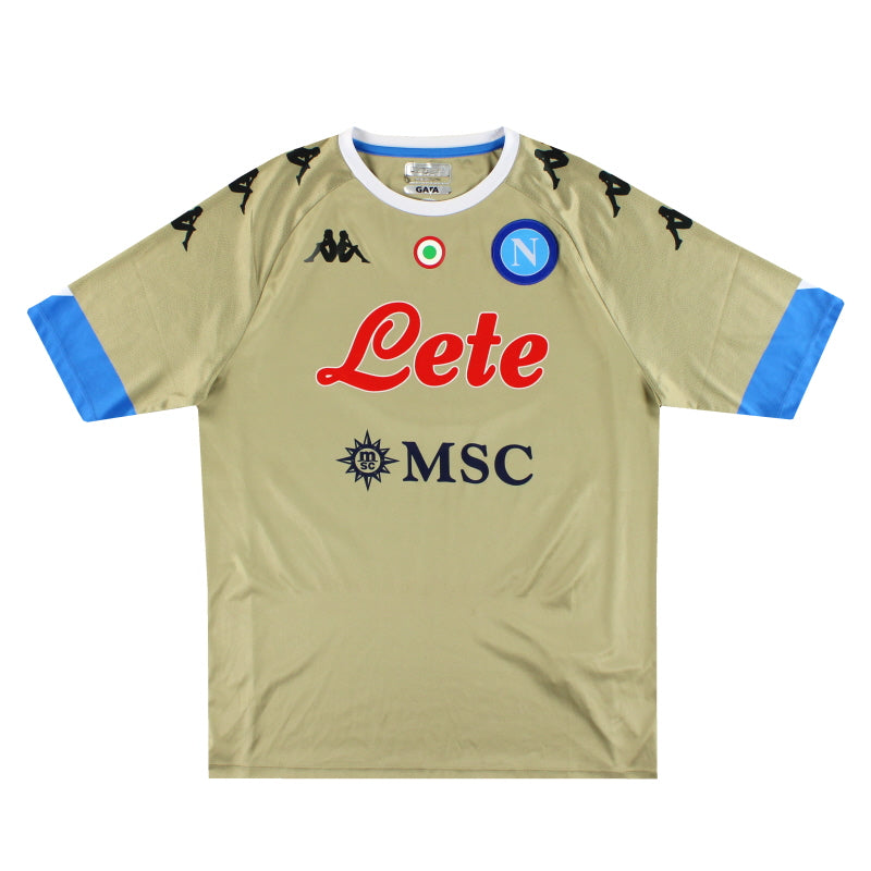 2020-21 Napoli Kappa Goalkeeper Shirt M