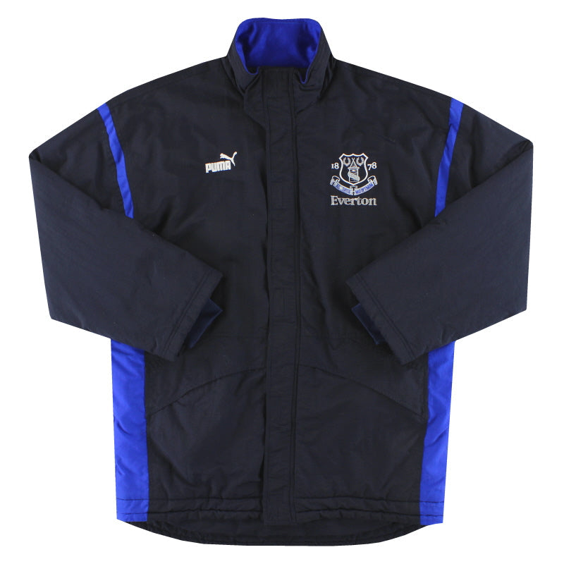 2002-03 Everton Puma Padded Bench Coat M