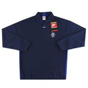 1998-99 Rangers Nike Shawl-Neck Sweater *w/tags* L
