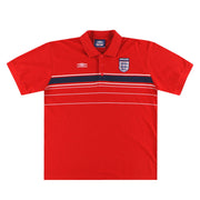 2001-03 England Umbro Polo Shirt L