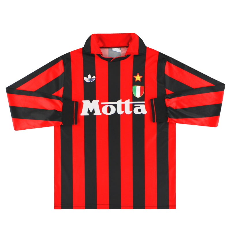 1992-93 AC Milan adidas Home Shirt L/S