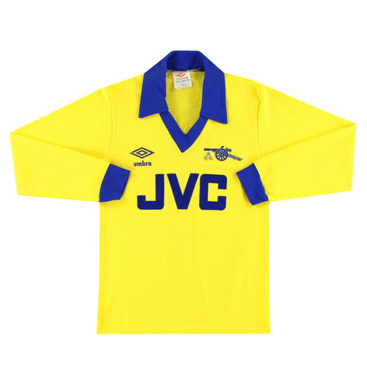 1981-82 Arsenal Umbro Away Shirt L/S L.Boys