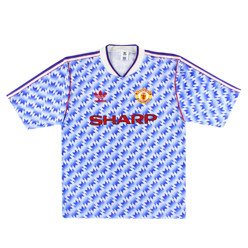 1990-92 Manchester United adidas Away Shirt *As New* L