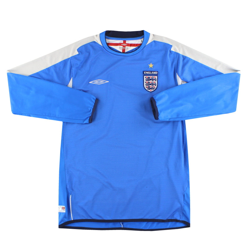 2004-06 England Umbro Goalkeeper Shirt L/S L