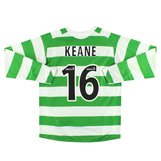 2005-07 Celtic Nike Home Shirt Keane #16 L/S