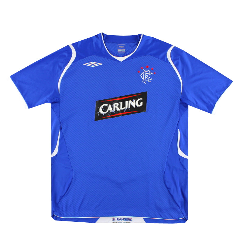 2008-09 Rangers Umbro Home Shirt XL