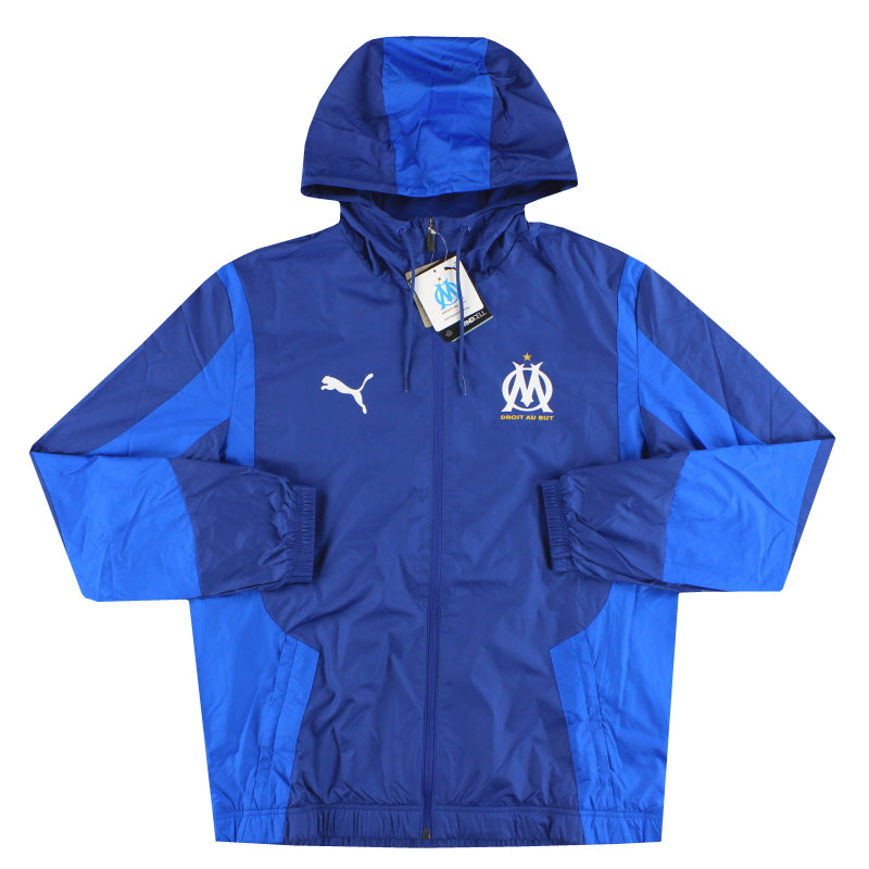 2023-24 Marseille Puma Pre-Match Woven Anthem Jacket *BNIB* M