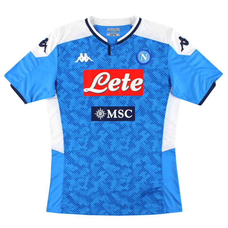 2019-20 Napoli Kappa Kombat Home Shirt *Mint* XXL