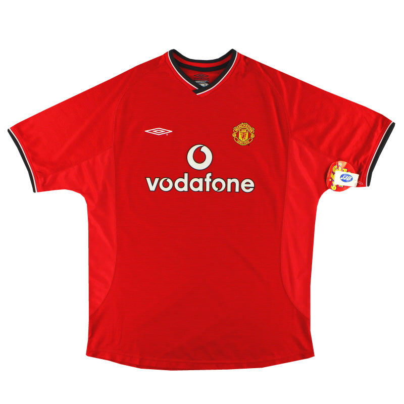 2000-02 Manchester United Umbro Home Shirt *w/tags* XL