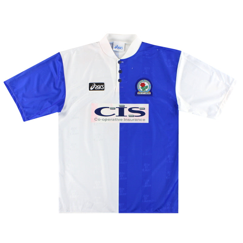 1996-98 Blackburn Asics Home Shirt L