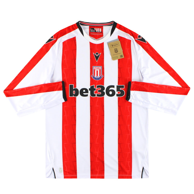 2024-25 Stoke City Macron Home Shirt L/S *BNIB* XXL