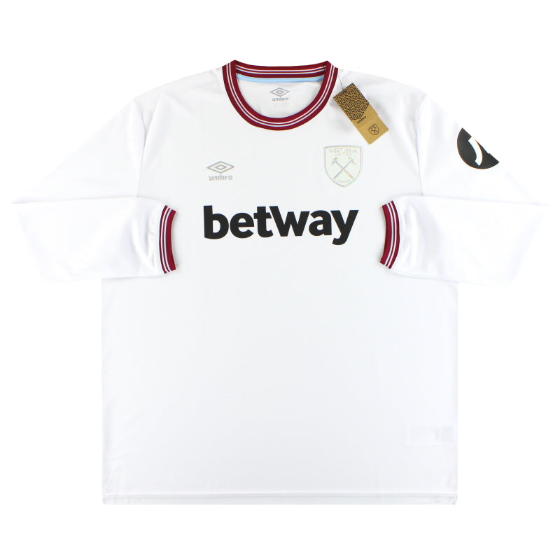 2023-24 West Ham Umbro Away Shirt L/S *w/tags* 4XL