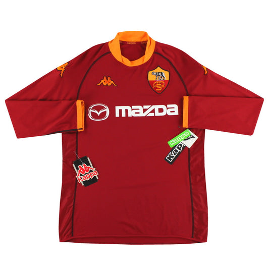 2002-03 Roma Kappa Home Shirt L/S *w/tags* XXL