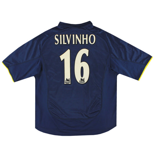 2000-02 Arsenal Nike European Shirt Silvinho #16 XL