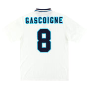 1995-97 England Umbro Home Shirt Gascoigne #8 XL