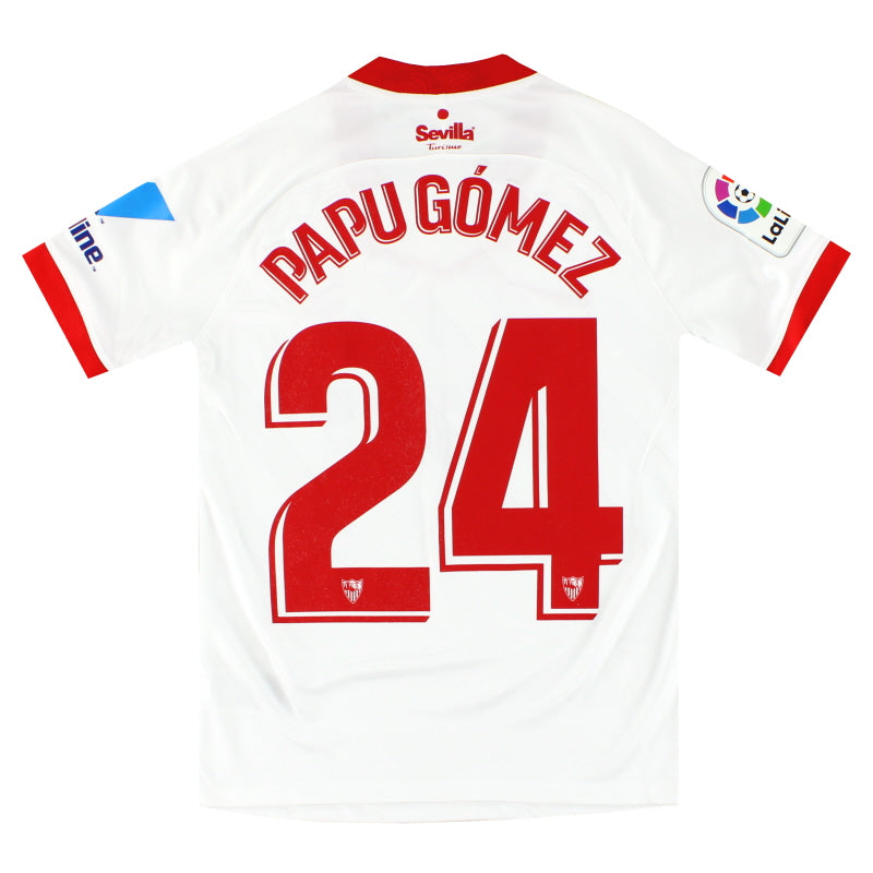 2020-21 Sevilla Nike Home Shirt Papu Gomez #24 S