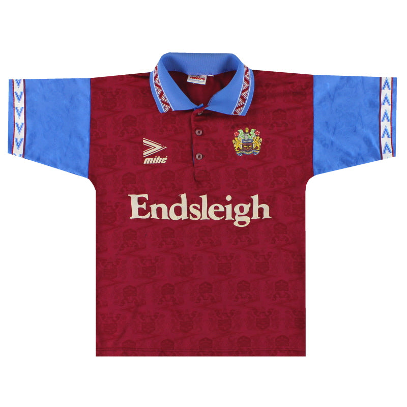 1995-96 Burnley Mitre Home Shirt XS