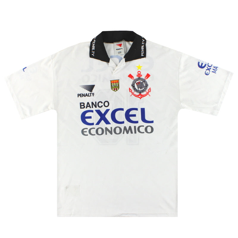 1997 Corinthians Penalty Home Shirt #10 L