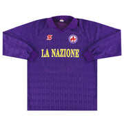 1989-90 Fiorentina Home Shirt #13 L/S