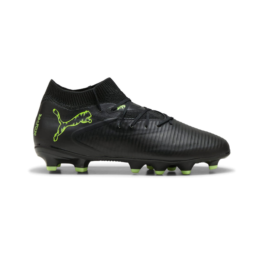 Puma Future 8 Pro FG/AG Jnr Football Boots - Puma Black/Fizzy Light Green Terrain
