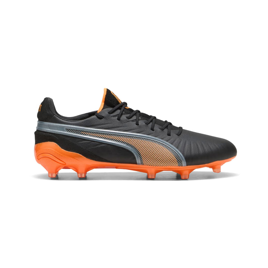Puma King Ultimate FG/AG Football Boots - Puma Black/Heat Fire/Puma Silver
