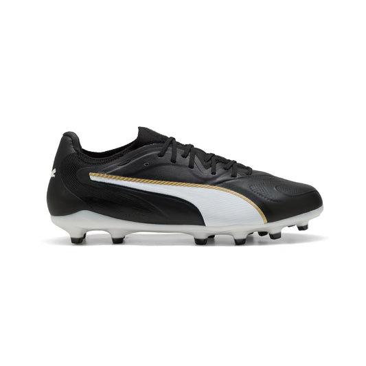 Puma King 20 Ultimate FG/AG Football Boots - Puma Black/Puma White/Puma Gold