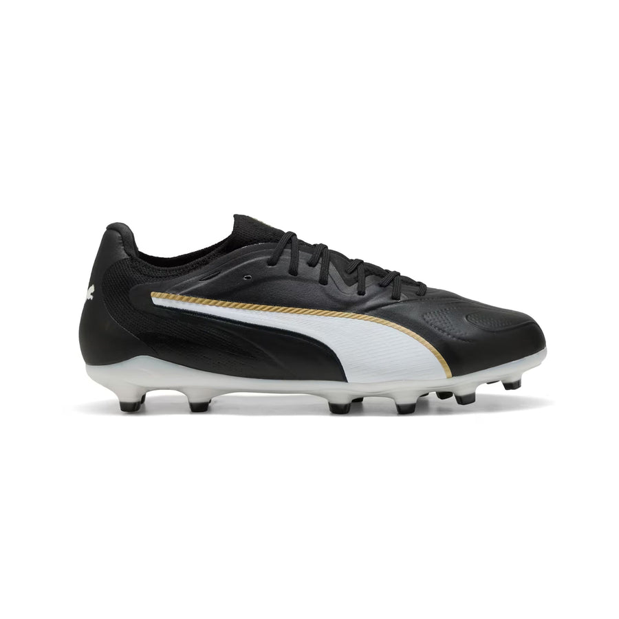 Puma King 20 Ultimate FG/AG Football Boots - Puma Black/Puma White/Puma Gold