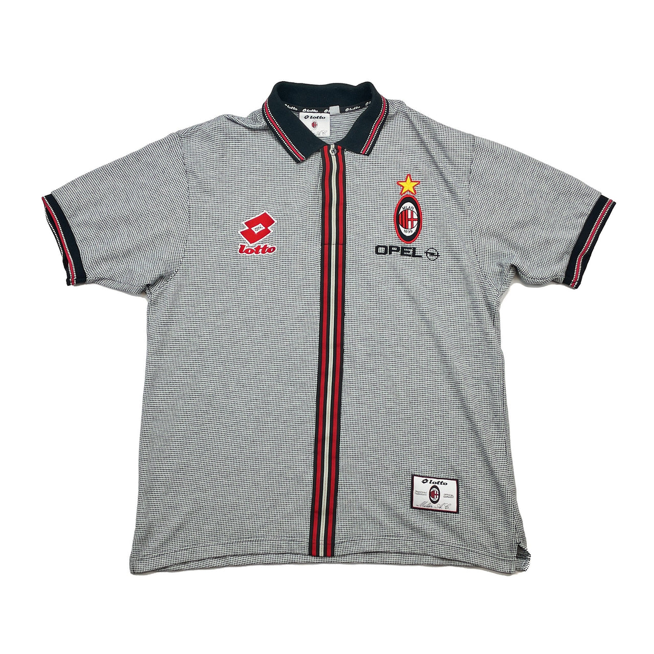CULT KITS - 1997/98 AC MILAN TRAINING SHIRT (L) LOTTO