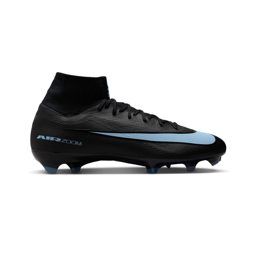 Nike Mercurial Zoom Superfly 10 Pro FG Football Boots - Black/Ice Blue