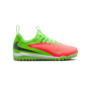 Nike Phantom 6 Low Academy TF 'Erling Haaland' Jnr Football Boots - Hot Punch/Black-Green Strike