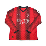 2023/24 AC Milan Theo #19 L/S Home Shirt (XL) Puma