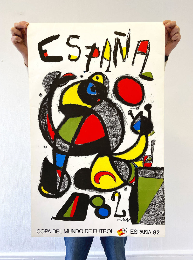 1982 ESPAÑA COPA DEL MUNDO DE FUTBOL ESPANA ORIGINAL PRINT