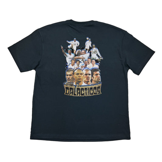 REAL MADRID THE GÁLACTICOS BOOTLEG TEE | Cult Kits, Large / Real Madrid / Black
